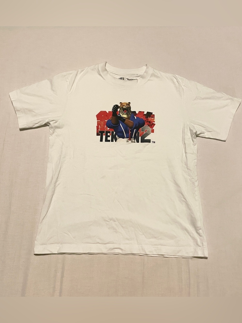Uniqlo UT x Tekken 2 King Graphic T-Shirt White Medium
